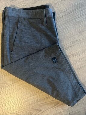 Billabong Men's Dark Gray Ribbed Casual Pants